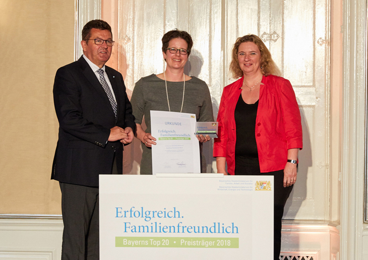 Preisverleihung Erfolgreich.Familienfreundlich