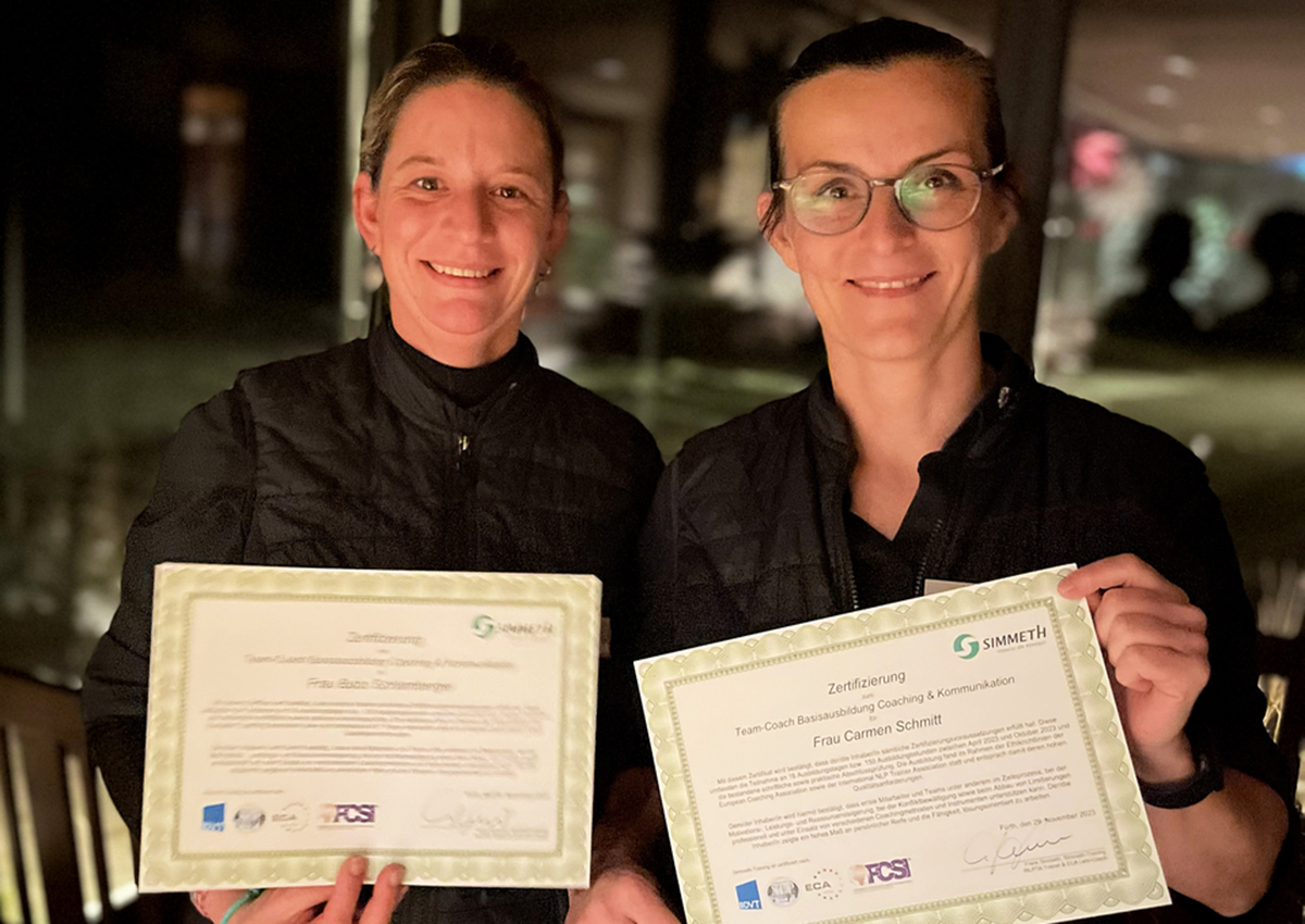 Team-Coaches Babs und Carmen